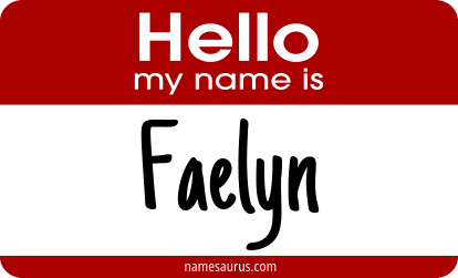 Hello my name is Faelyn png download