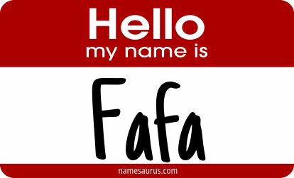 Hello my name is Fafa png download