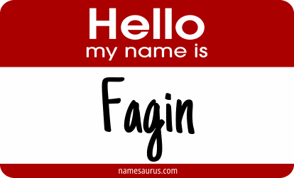 Hello my name is Fagin png download
