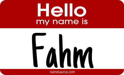 Hello my name is Fahm png download