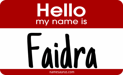 Hello my name is Faidra png download