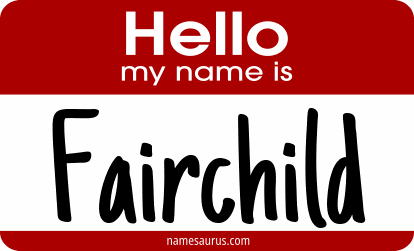 Hello my name is Fairchild png download