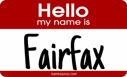 Hello my name is Fairfax png download