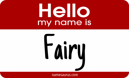 Hello my name is Fairy png download