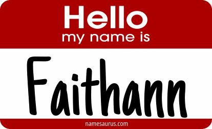 Hello my name is Faithann png download