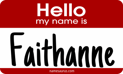Hello my name is Faithanne png download