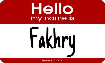 Hello my name is Fakhry png download