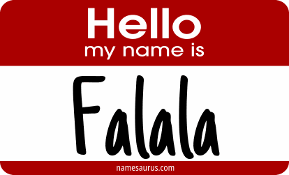 Hello my name is Falala png download