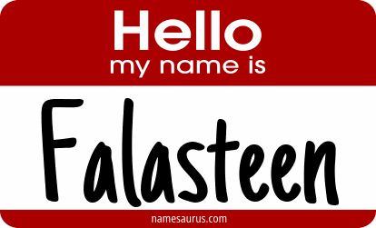 Hello my name is Falasteen png download