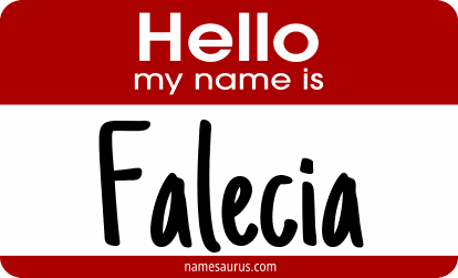 Hello my name is Falecia png download