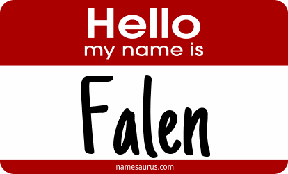 Hello my name is Falen png download