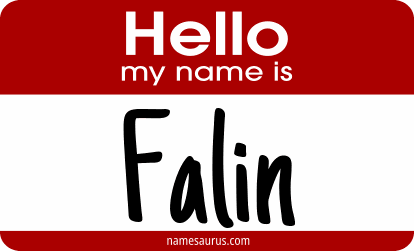 Hello my name is Falin png download