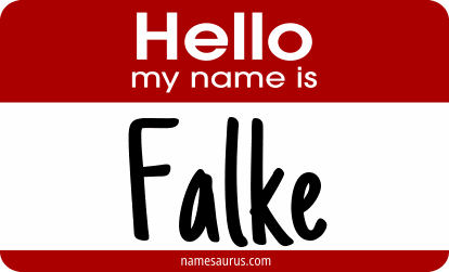 Hello my name is Falke png download