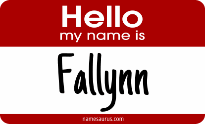 Hello my name is Fallynn png download