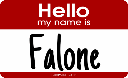 Hello my name is Falone png download