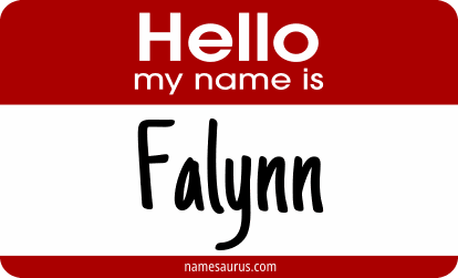 Hello my name is Falynn png download