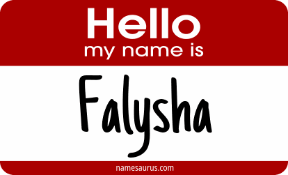 Hello my name is Falysha png download