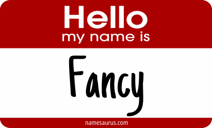 Hello my name is Fancy png download