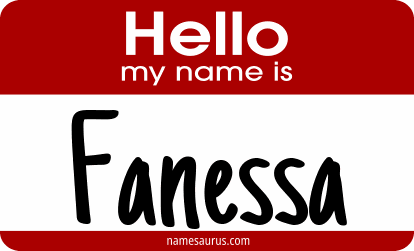 Hello my name is Fanessa png download