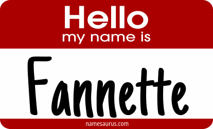 Hello my name is Fannette png download