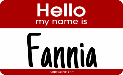 Hello my name is Fannia png download