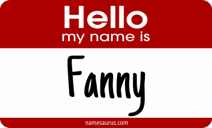 Hello my name is Fanny png download