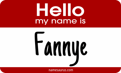 Hello my name is Fannye png download