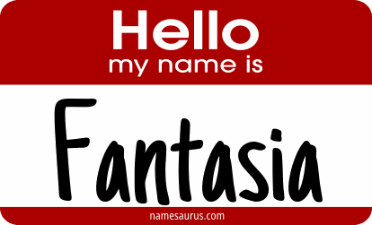 Hello my name is Fantasia png download