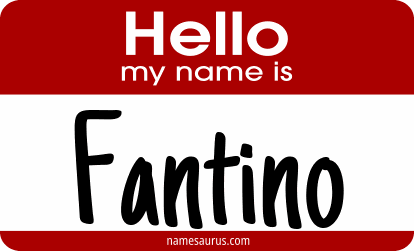 Hello my name is Fantino png download