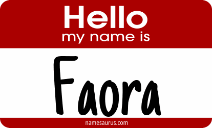 Hello my name is Faora png download