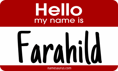 Hello my name is Farahild png download