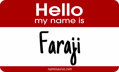 Hello my name is Faraji png download