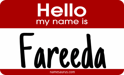 Hello my name is Fareeda png download