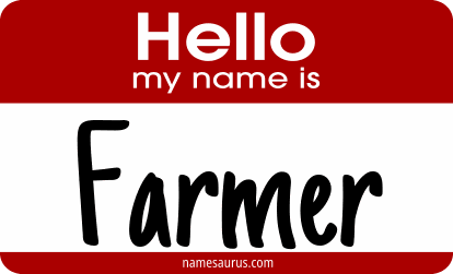Hello my name is Farmer png download