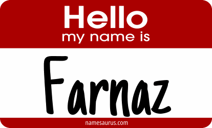 Hello my name is Farnaz png download
