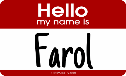 Hello my name is Farol png download
