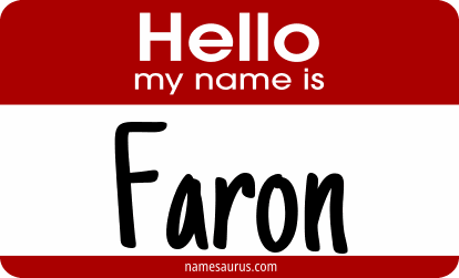 Hello my name is Faron png download