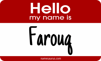 Hello my name is Farouq png download