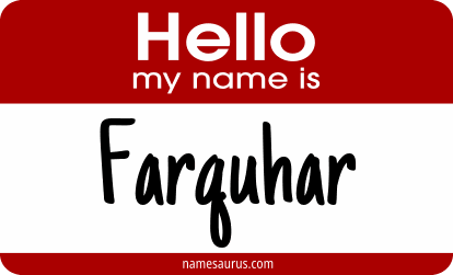 Hello my name is Farquhar png download
