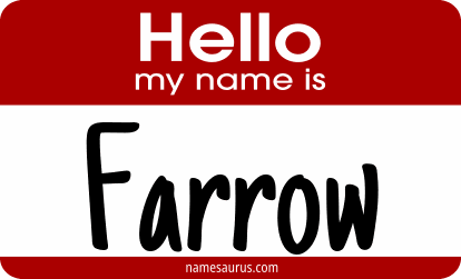 Hello my name is Farrow png download
