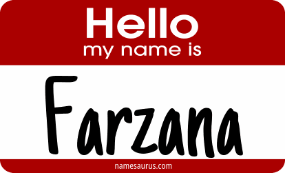Hello my name is Farzana png download