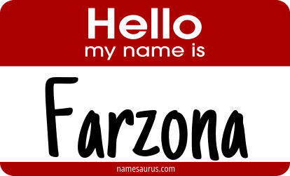 Hello my name is Farzona png download