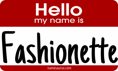 Hello my name is Fashionette png download