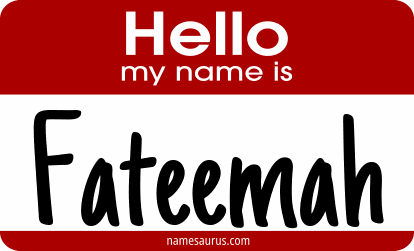 Hello my name is Fateemah png download
