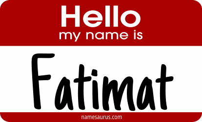 Hello my name is Fatimat png download