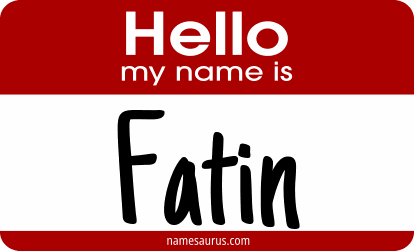 Hello my name is Fatin png download