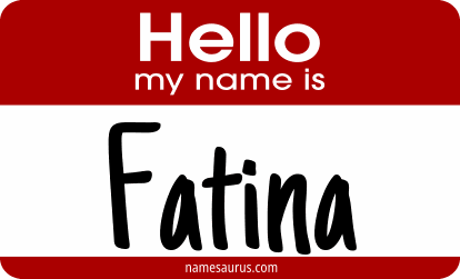 Hello my name is Fatina png download
