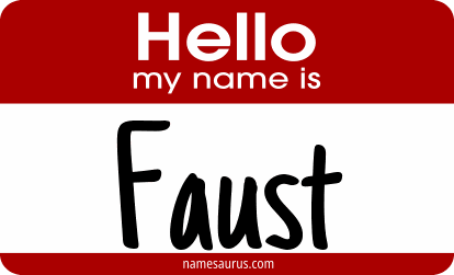 Hello my name is Faust png download