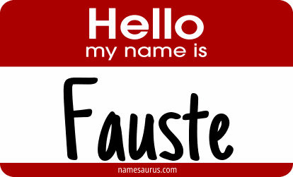 Hello my name is Fauste png download