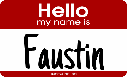Hello my name is Faustin png download